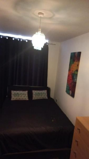 Comfy room with shared bathroom